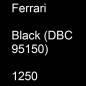 Preview: Ferrari, Black (DBC 95150), 1250.